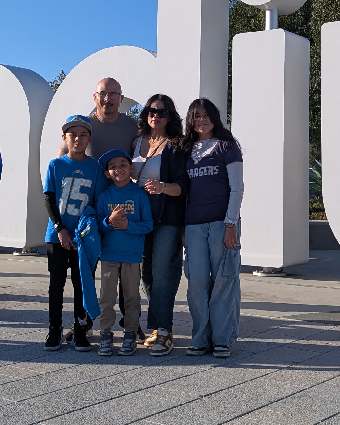 David with family